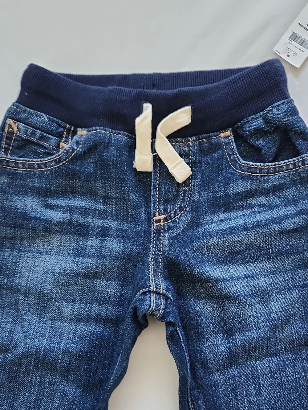 NWT babyGap Boys Rib Waist Pull-On Slim Jeans 18-24M